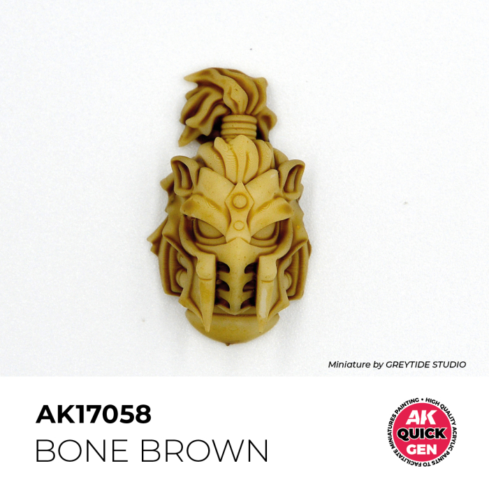 AK Interactive 17058 - Bone Brown 18 ml - Quick Gen [2]