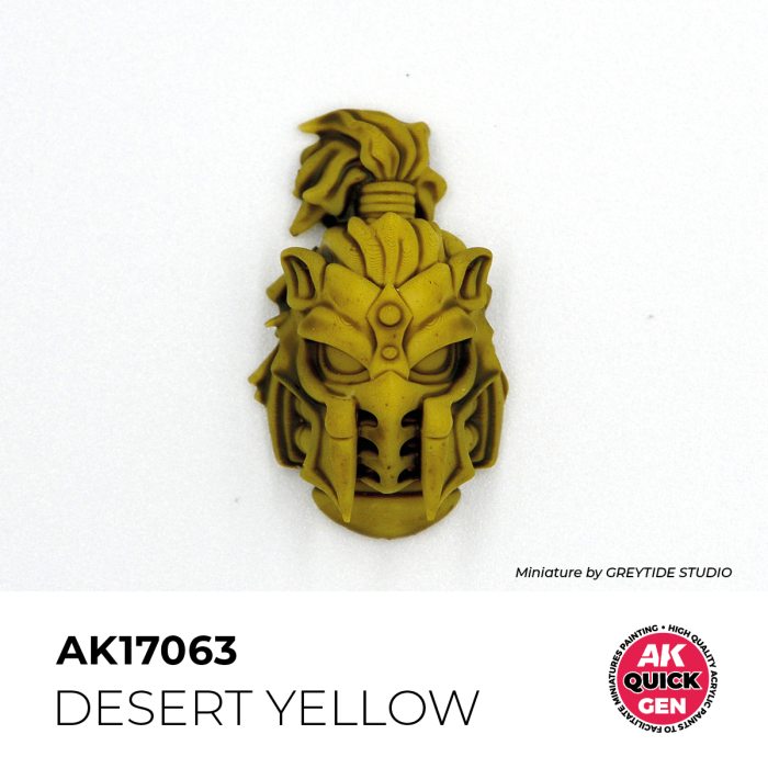 AK Interactive 17063 - Desert Yellow 18 ml - Quick Gen [2]
