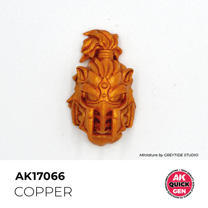 AK Interactive 17066 - Copper 18 ml - Quick Gen [2]