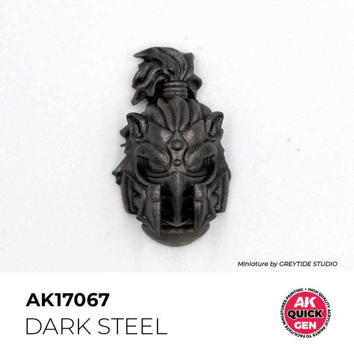 AK Interactive 17067 - Dark Steel 18 ml - Quick Gen [2]