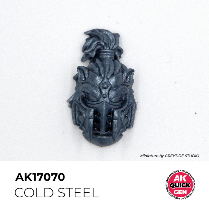 AK Interactive 17070 - Cold Steel 18 ml - Quick Gen [2]