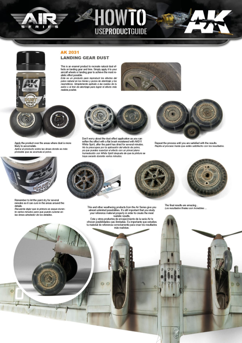 AK Interactive 2031 - Aircraft Landing Gear Dust Effects [2]