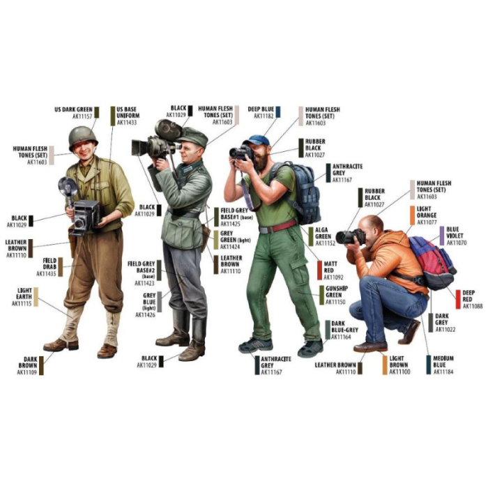 AK Interactive 35015 - 1:35  Photographers set [2]