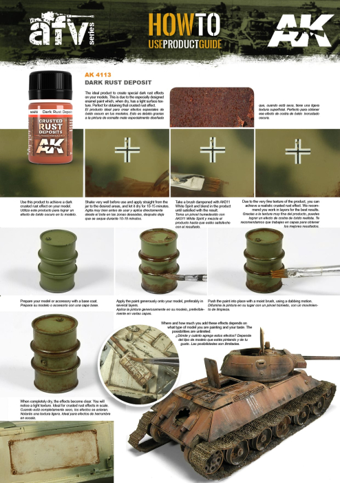 AK Interactive 4113 - Dark Rust Deposit [2]