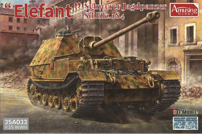 Amusing Hobby 35A033 - 1:35 Sd.Kfz.184 Schwerer Jagdpanzer Elefant (FULL INTERIOR) [1]
