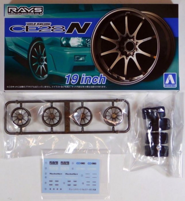 Aoshima 05391 - 1:24 Volk Racing Ce28N 19" [2]