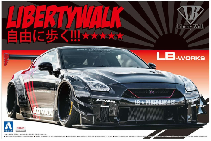 AOSHIMA 05592 - 1:24 Nissan R35 GT R Type 2 Lb Works [1]