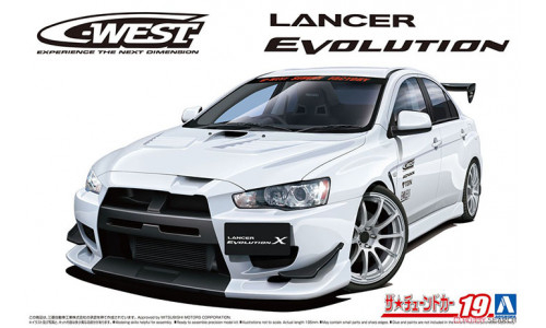 Aoshima 05897 - 1:24 Mitsubishi Lancer Evolution X 07 C-WEST CZ4A [1]