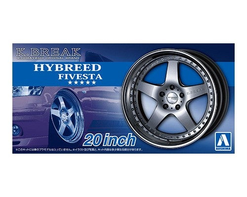 AOSHIMA 06113 - 1:24 ACCESSOIRES - 20inch K Break Hybreed Cross Fivesta [1]