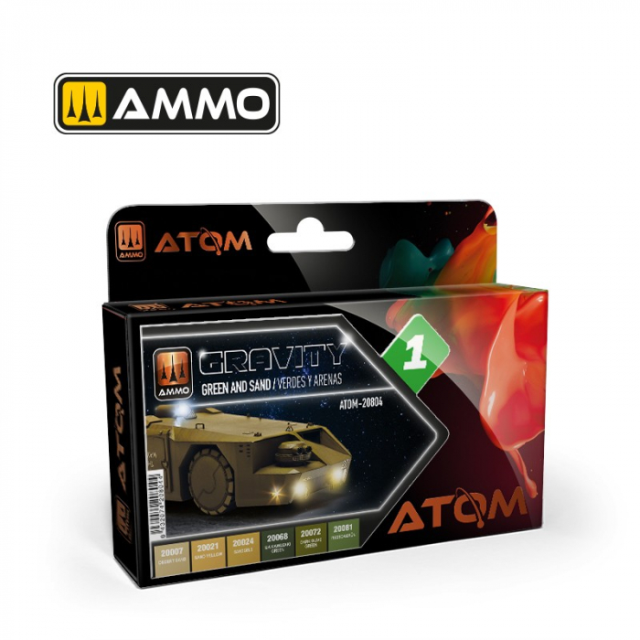 ATOM 20804 - Gravity Set 1 - Green and Sand [1]