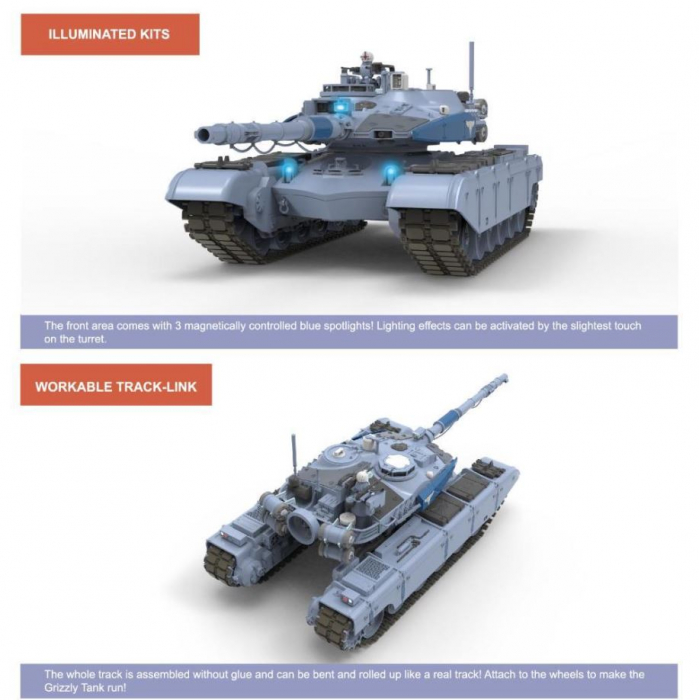 Border Model BC-002 - 1:35 Grizzly Battle Tank [3]