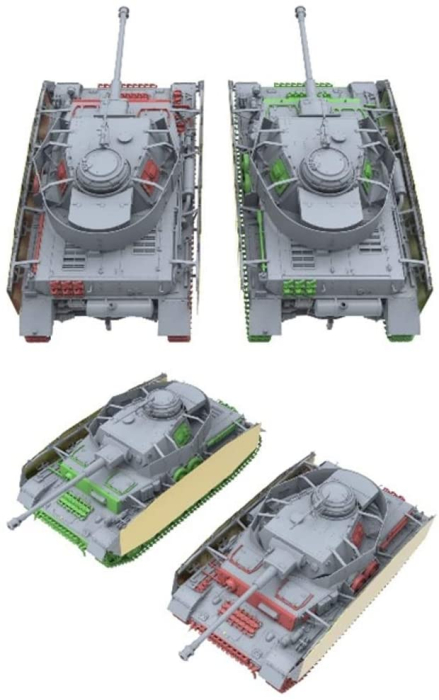 Border Model BT-005 - 1:35 Panzer IV Ausf. H Early/Mid (with crew) [4]