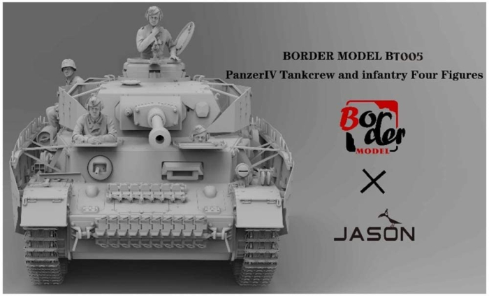 Border Model BT-005 - 1:35 Panzer IV Ausf. H Early/Mid (with crew) [3]