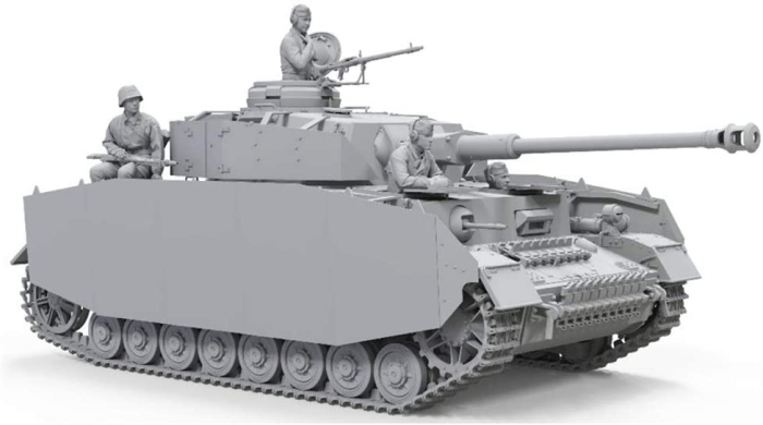 Border Model BT-005 - 1:35 Panzer IV Ausf. H Early/Mid (with crew) [2]