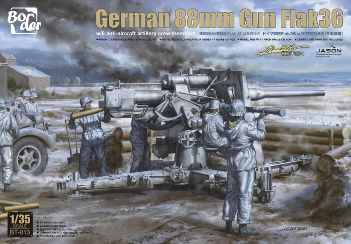 Border Model BT-013 - 1:35 German 88mm Gun Flak37 [1]