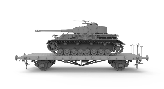 Border Model BT-025 - 1:35  1:35 Pz.Kpfw.IV Ausf.J Early Mid & Rail Way Flatbed Ommr [2]