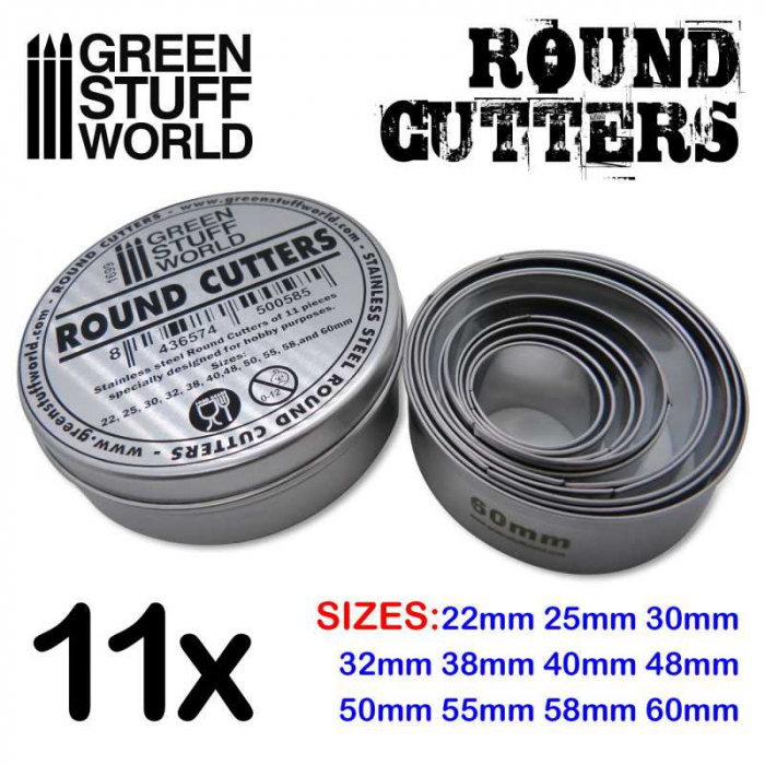 GSW - Round Cutters For Bases [2]