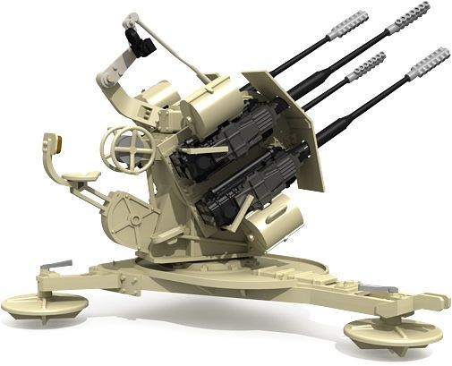 Das Werk 35004 - 1:35 3cm Flakvierling 103/38 [3]