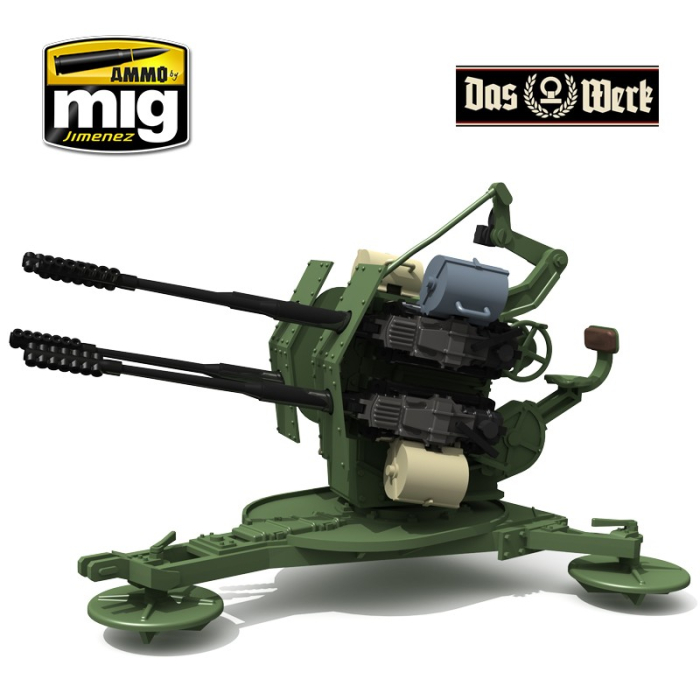 Das Werk 35004 - 1:35 3cm Flakvierling 103/38 [2]