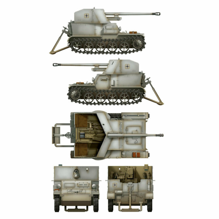 Das Werk 35017 - 1:35 Pz.Sfl. Ia - 5cm Pak 38 auf gp. Mun Schlepper [2]