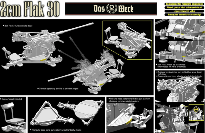 Das Werk 35040 - 1:35 German 2 cm Flak 30 [2]