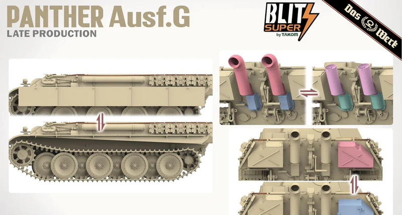 Das Werk 35041 - 1:35 Panther Ausf. G Late Prod. - SUPER BLITZ [3]