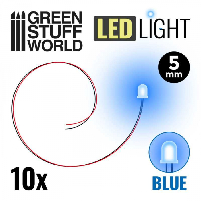 GSW - BLUE LED Lights - 5mm [1]