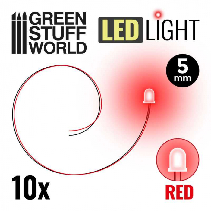 GSW - Red LED Lights - 5mm [1]