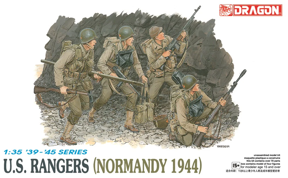 Dragon 6021 - 1:35 U.S. Rangers (Normandy 1944) Figure Set [1]