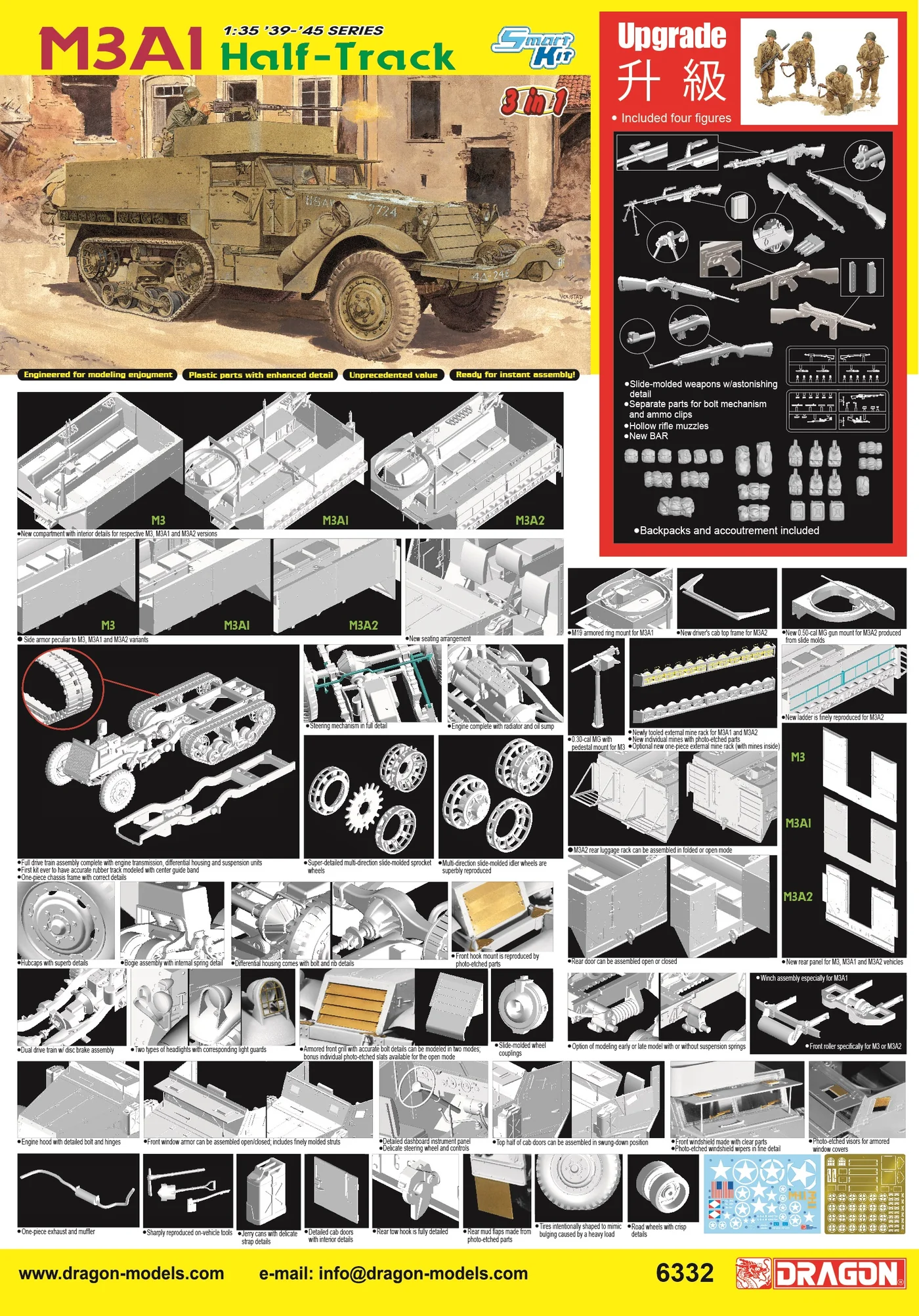 Dragon 6332 - 1:35 M3A1 Half-Track 3in1 [2]