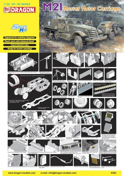 Dragon 6362 - 1:35 American M21 Mortar Motor Carriage [2]