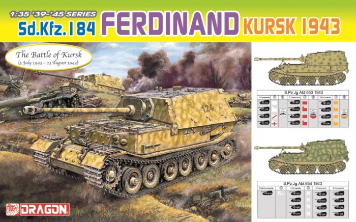 Dragon 6726 - 1:35 German tank destroyer Sd.Kfz.184 Ferdinand (the Battle of Kursk) [1]