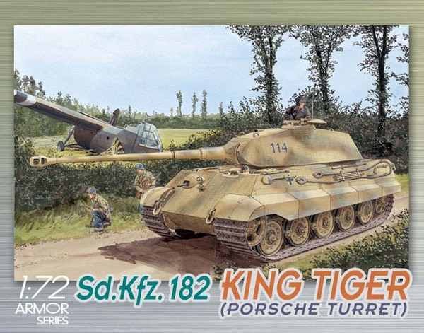Dragon 7231 - 1:72 German Medium Tank Sd.Kfz. 182 King Tiger (Porsche Turret) [1]