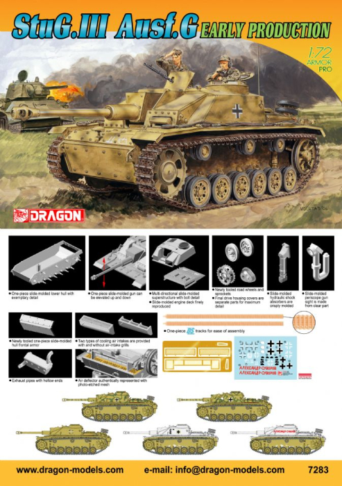 Dragon 7283 - 1:72 German Assault Gun StuG. III Ausf. G Early Production [2]