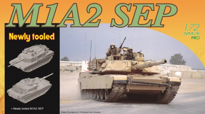 Dragon 7495 - 1:72 American Medium Tank M1A2 SEP [1]