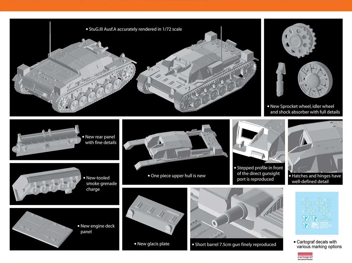 Dragon 7557 - 1:72 German armored gun StuG.III Ausf.A [2]