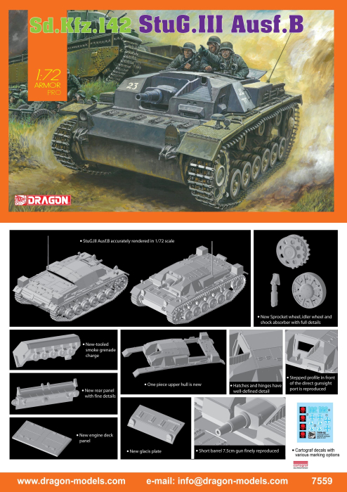Dragon 7559 - 1:72 StuG.III Ausf.B [2]