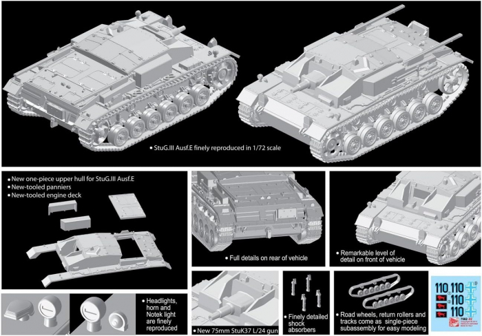 Dragon 7562 - 1:72 German StuG.III Ausf.E [2]
