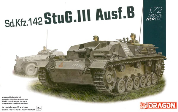 Dragon 7636 - 1:72 German armored gun Sd.Kfz. 142 StuG. III Ausf. B w/ Neo Tracks [1]