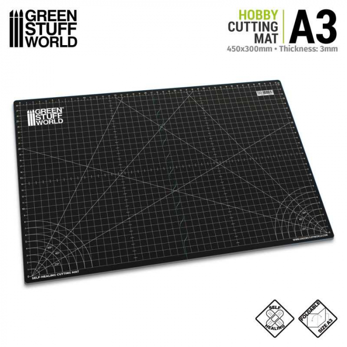 GSW - Black Cutting Mat A3 [2]