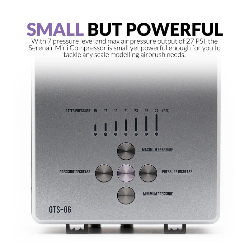 Gaahleri - GTS-06 Serenair Mini Compressor + Airbrush Set [2]