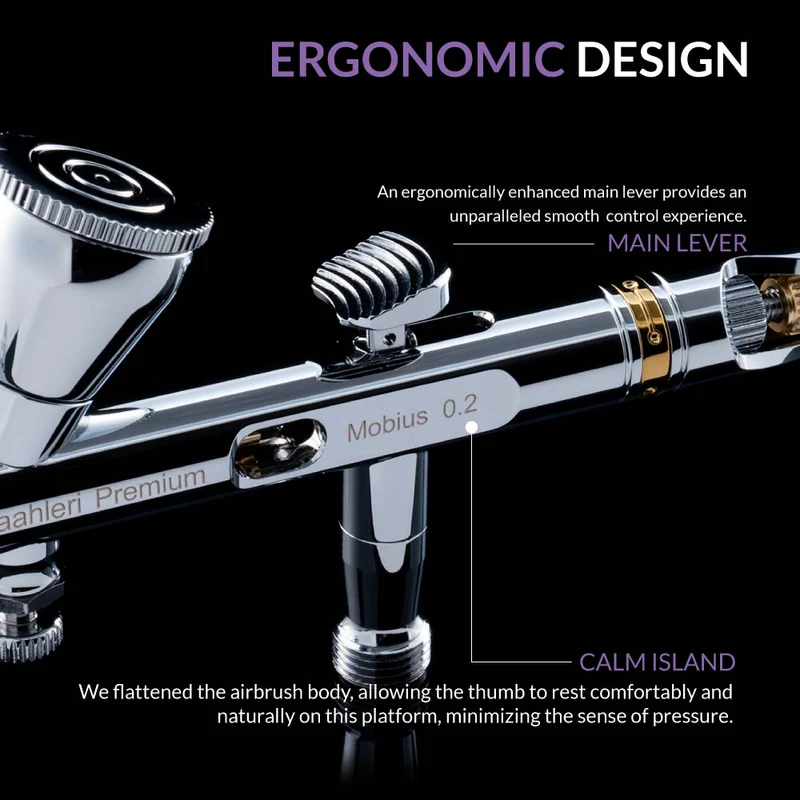 Gaahleri - Aerograf Premium Series GHPM - Mobius 0.2mm [4]