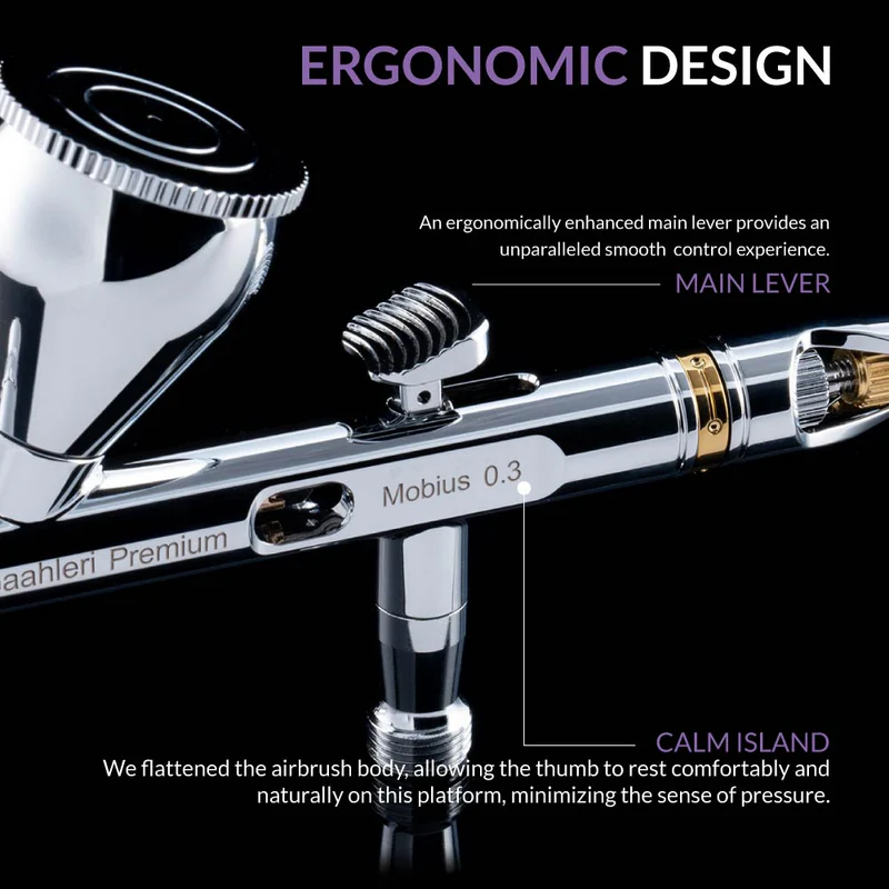 Gaahleri - Aerograf Premium Series GHPM - Mobius 0.3mm [5]