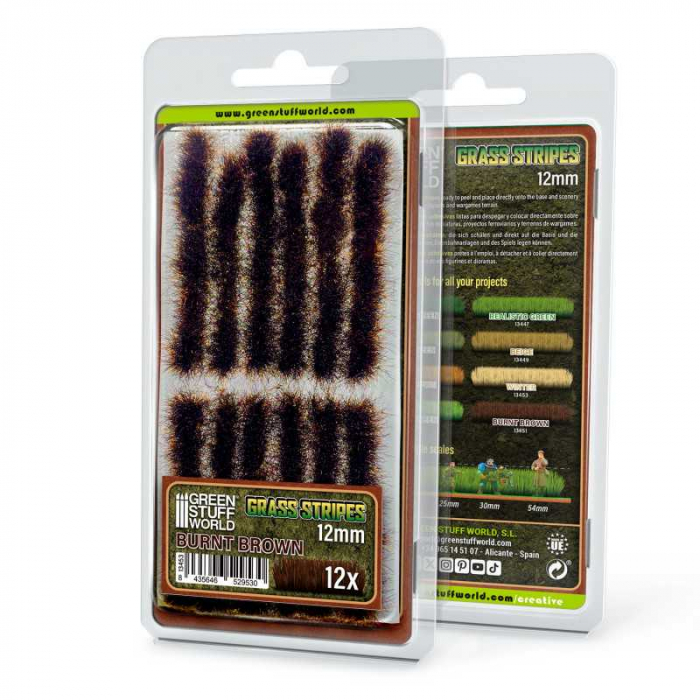 GSW - Grass STRIPES 12mm - BURNT BROWN [1]