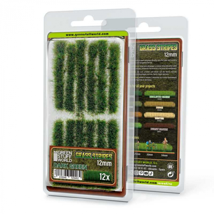 GSW - Grass STRIPES 12mm - DARK GREEN [1]