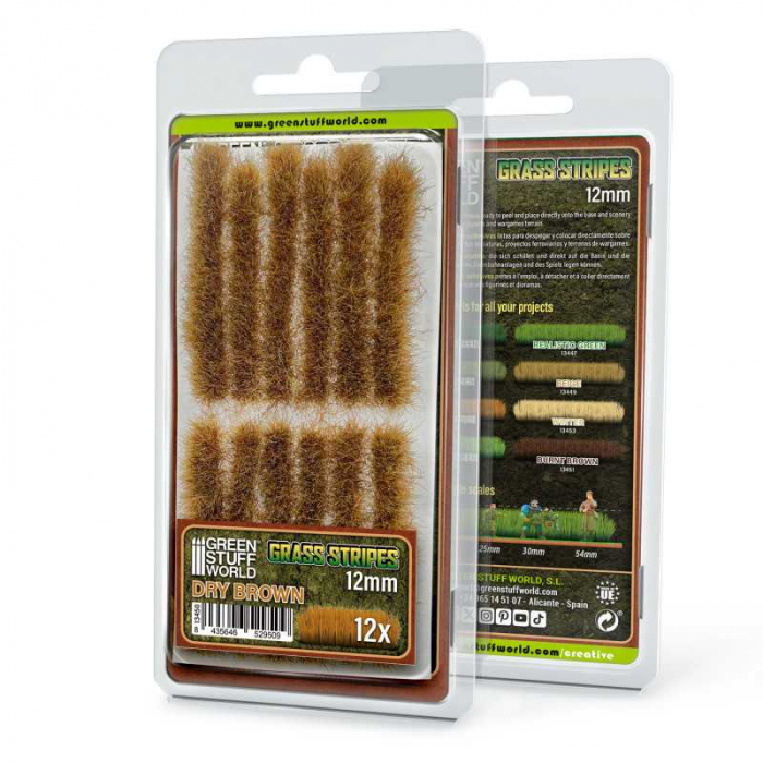GSW - Grass STRIPES 12mm - DRY BROWN [1]