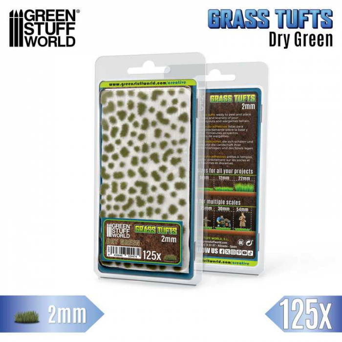 GSW - Grass TUFTs XXL 2mm Dry Green [1]