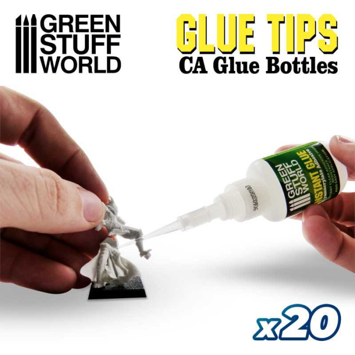 GSW - 20X Precision Tips For Super Glue Bottles [2]