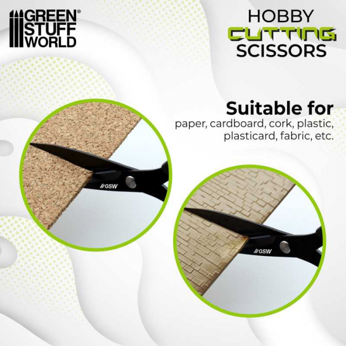 GSW - Black hobby cutting scissors [2]