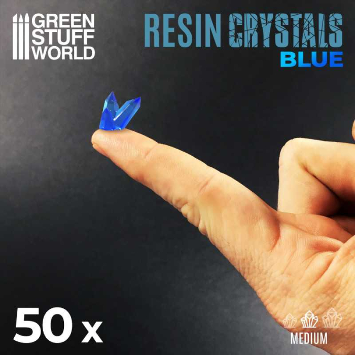 GSW - BLUE Resin Crystals - Medium [2]